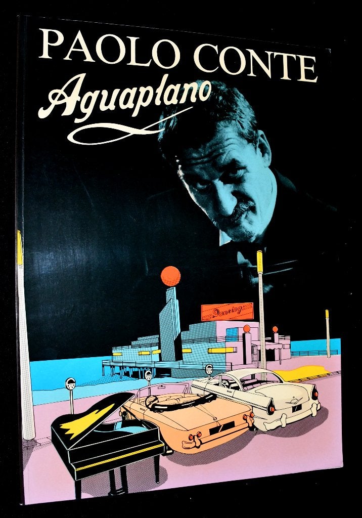 Paolo Conte - Aguaplano - Songbook - Piano, Vocal, Guitar (S, Gebruikt, Gitaar, Ophalen of Verzenden, Artiest of Componist