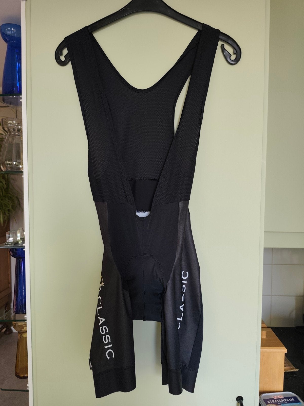 36 Cycling wielrenners broek, zwart, mt L, Heren, L, Onderkleding, Ophalen of Verzenden