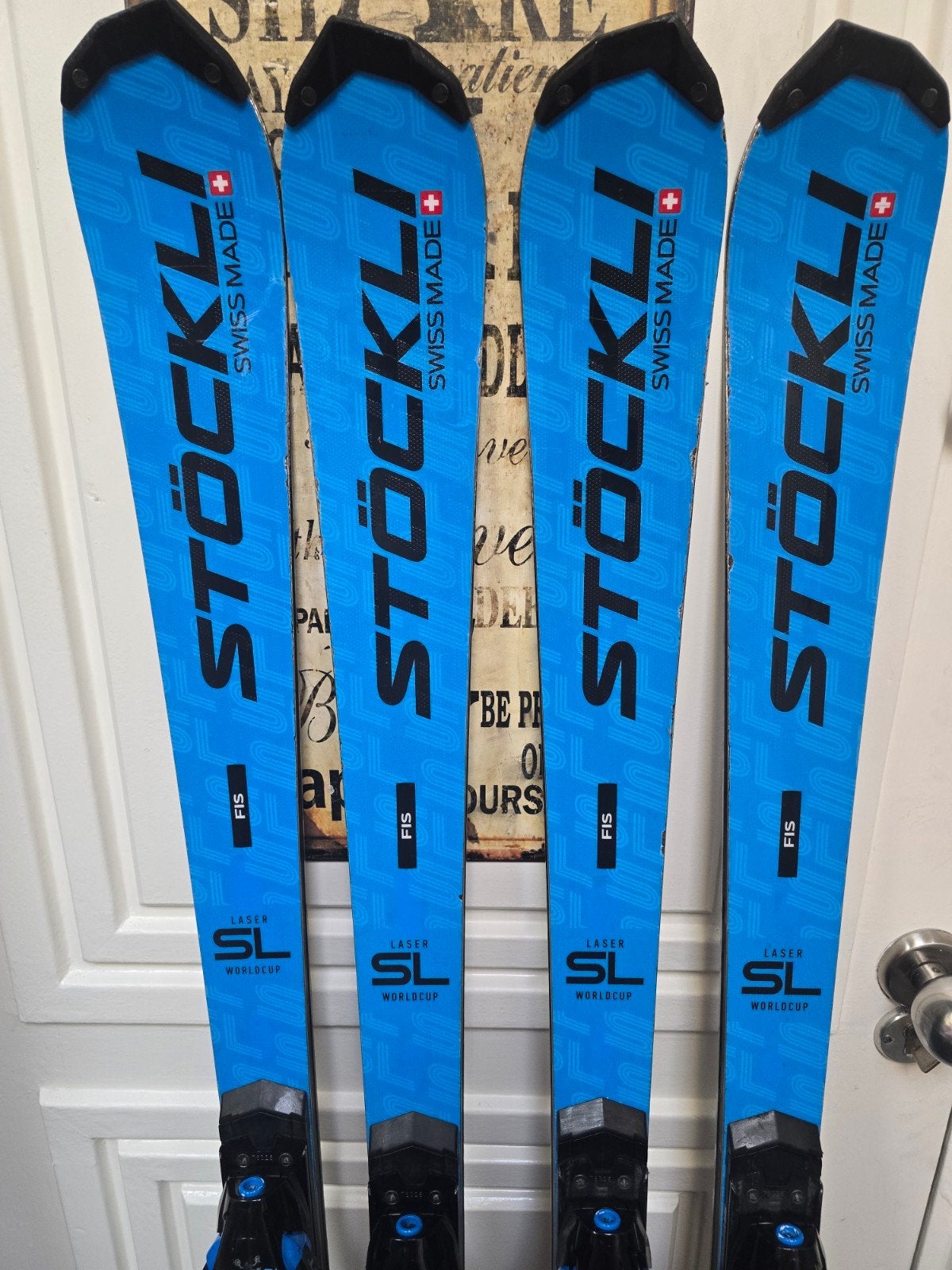 160cm STOCKLI LASER SL FIS WORLDCUP VOOR EXPERT, Overige merken, 160 tot 180 cm, Stockli, Gebruikt