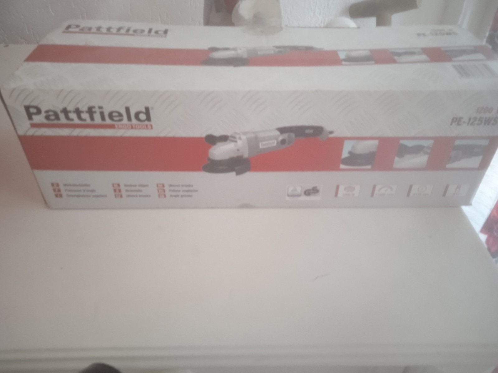 Pattfield PE-125WS Haakse Slijpmachine 1200W, Ophalen of Verzenden