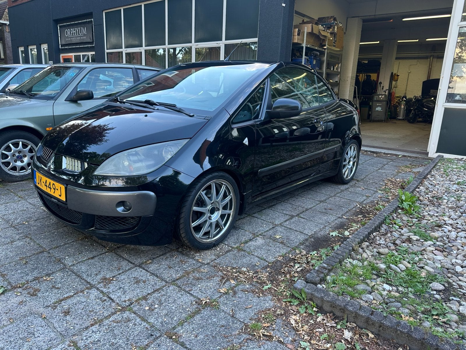 Mitsubishi Colt CZC 1.5 turbo zwart, mooie wagen!, Auto's, 40 €/maand, Zwart, 4 cilinders, Cabriolet