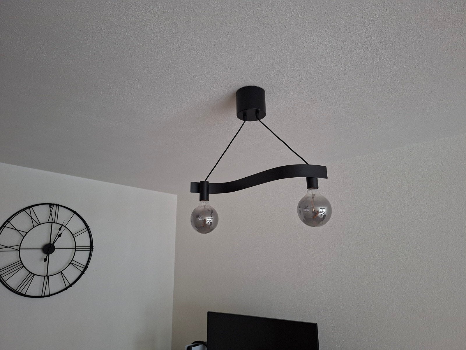 2 x hanglamp Ikea ACKJA, Ophalen of Verzenden, Zo goed als nieuw, Overige materialen, E27 (groot)