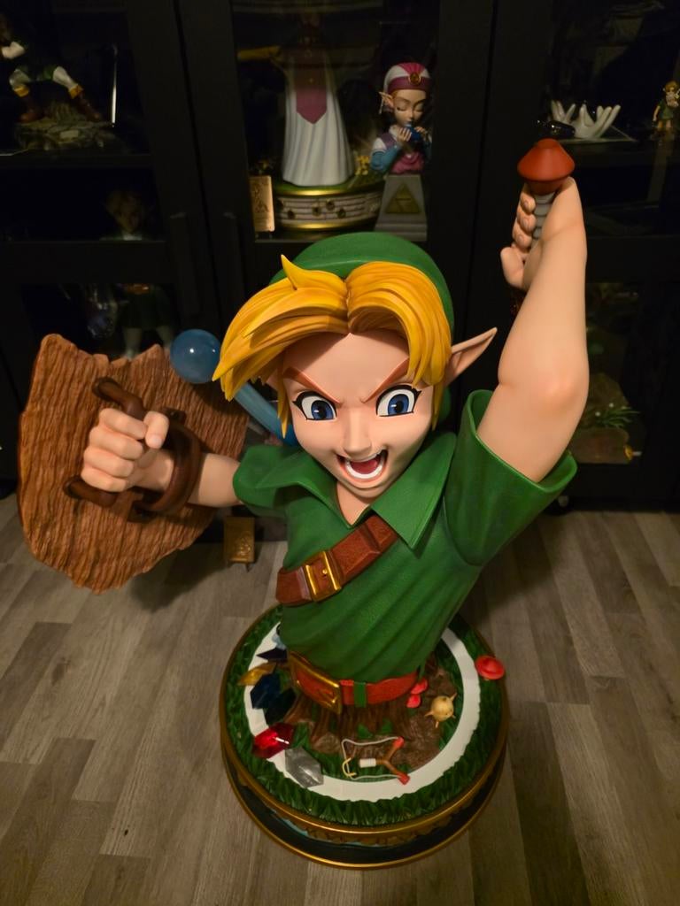 Legend of Zelda Young Link Lifesize Bust Kintsukuroi, Verzamelen, Beelden en Beeldjes, Ophalen, Zo goed als nieuw