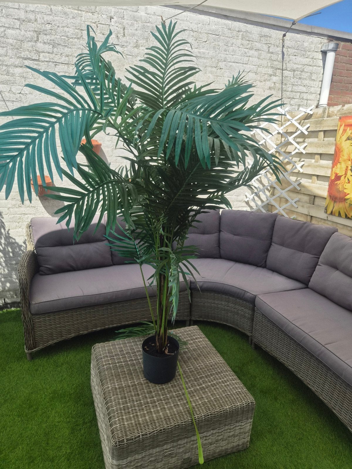 Kunst palmboom ong 1.70, Tuin en Terras, Planten | Bomen, 100 tot 250 cm, Zomer, Palmboom, Ophalen
