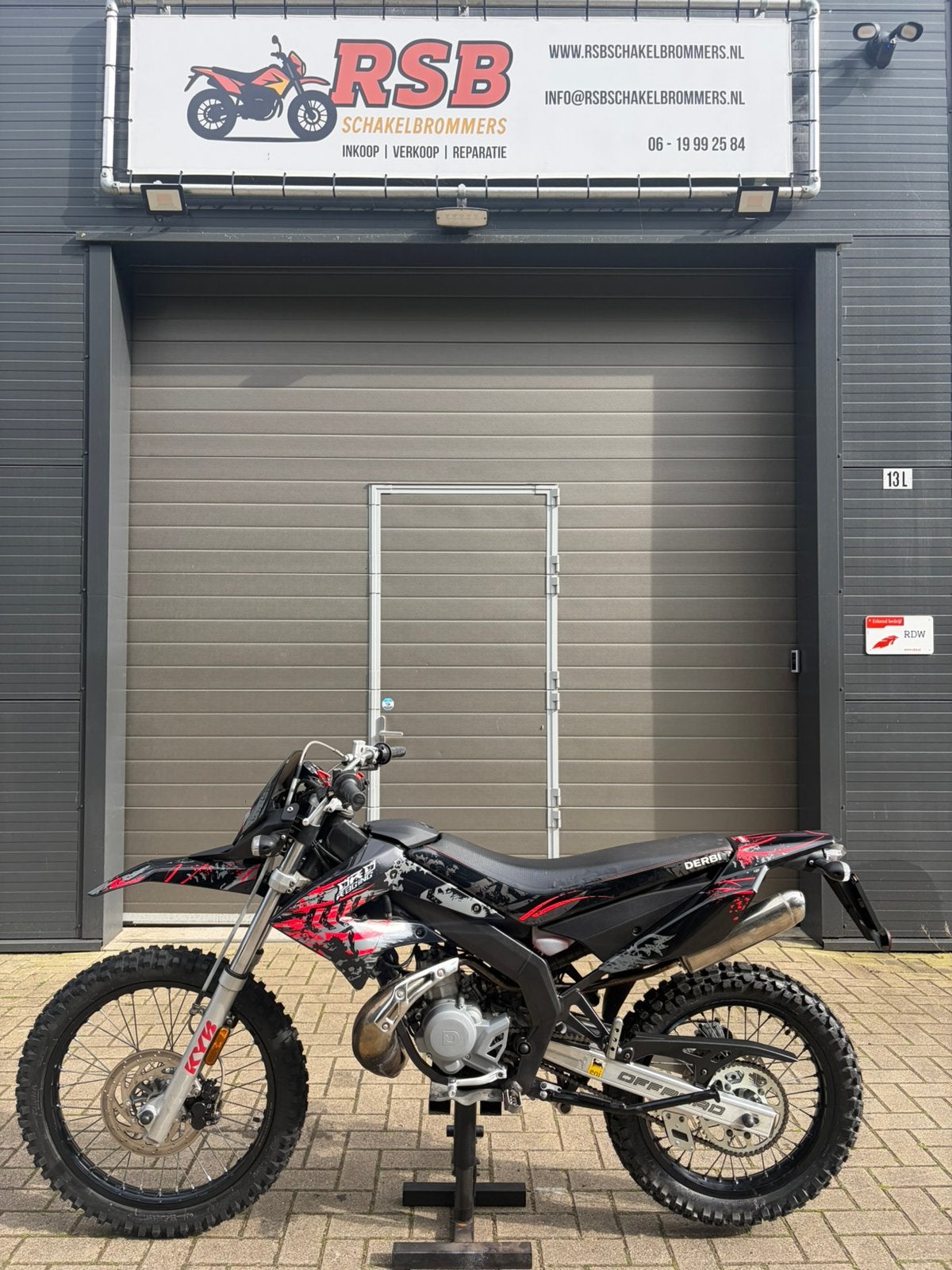 Derbi Senda xtreme R 50 2T DRD Racing 2010 hele nette staat!, Ophalen, 6 versnellingen, ., Maximaal 45 km/u
