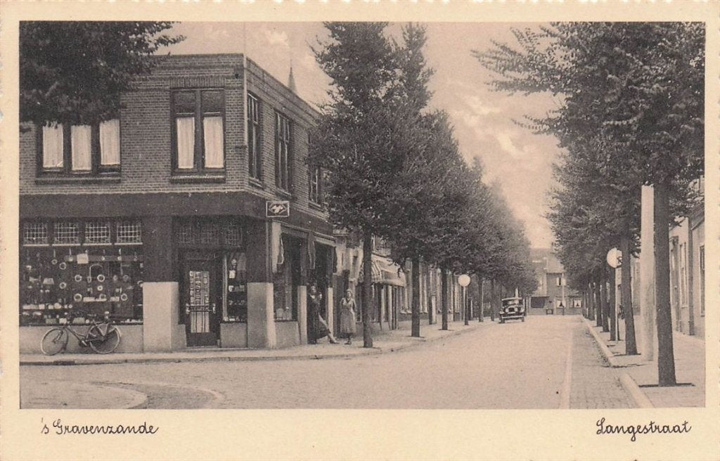 702-393-041 Gravenzande Langestraat, Verzenden, Voor 1920, Zuid-Holland