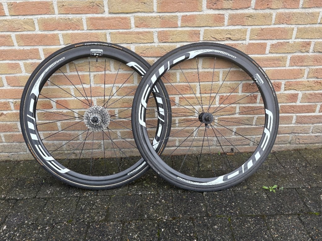 Ffwd tubewielen carbon velgrem, Fietsen en Brommers, Gebruikt, FFWD, Ophalen, Wiel