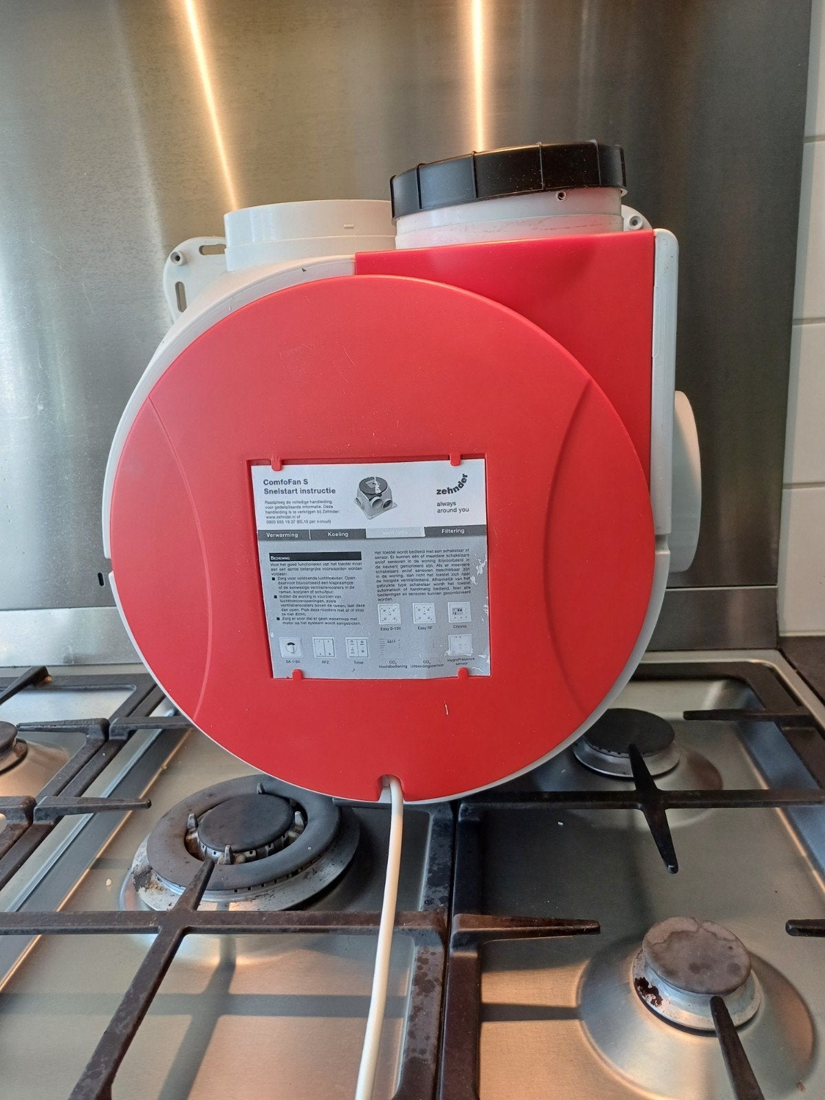 Zehnder ComfoFan S Ventilator en Afzuiger  + Afstandsbedieni, Doe-het-zelf en Verbouw, Ventilatie en Afzuiging, Ophalen of Verzenden