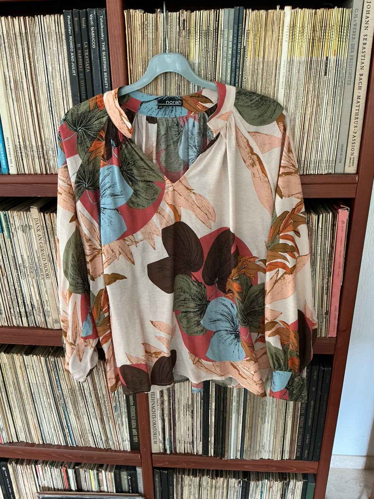 Blouse Norah gebloemd, Ophalen of Verzenden, Zo goed als nieuw, Maat 38/40 (M)