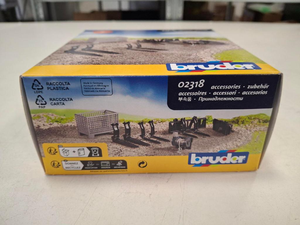 Bruder accessoires voor verrijkers, frontladers & heftrucks, Ophalen of Verzenden, Nieuw