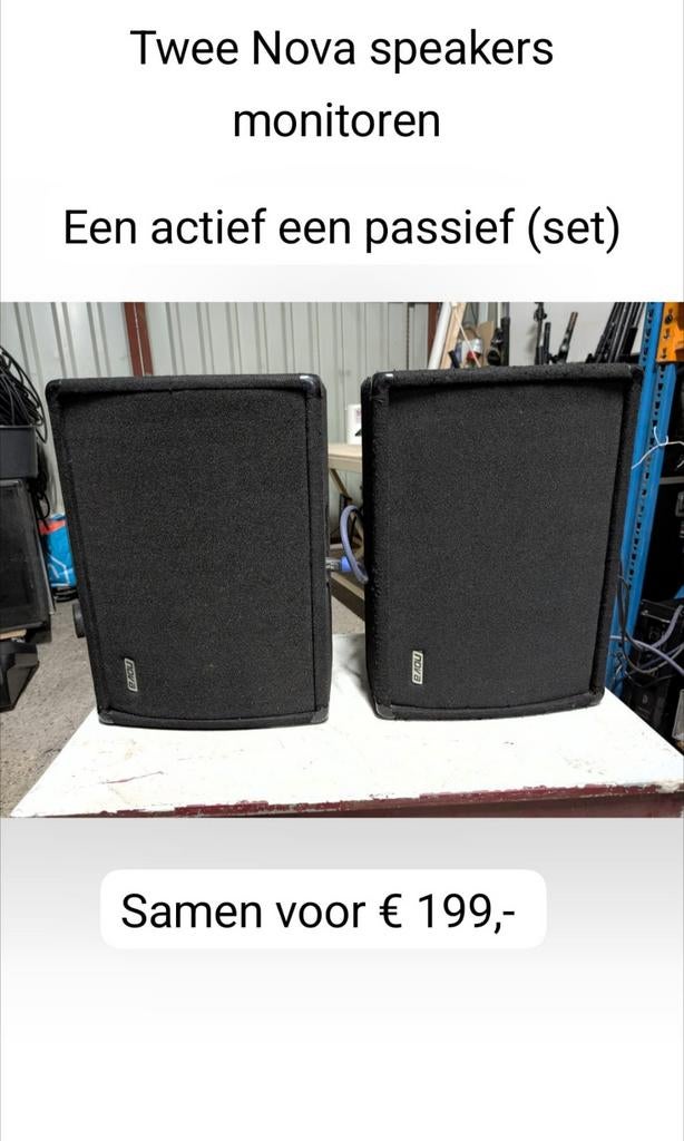 ✅Nova monitoren 12 inch, Audio, Tv en Foto, Luidsprekers, Gebruikt, Va, Info@verbuntaudio.com, Va