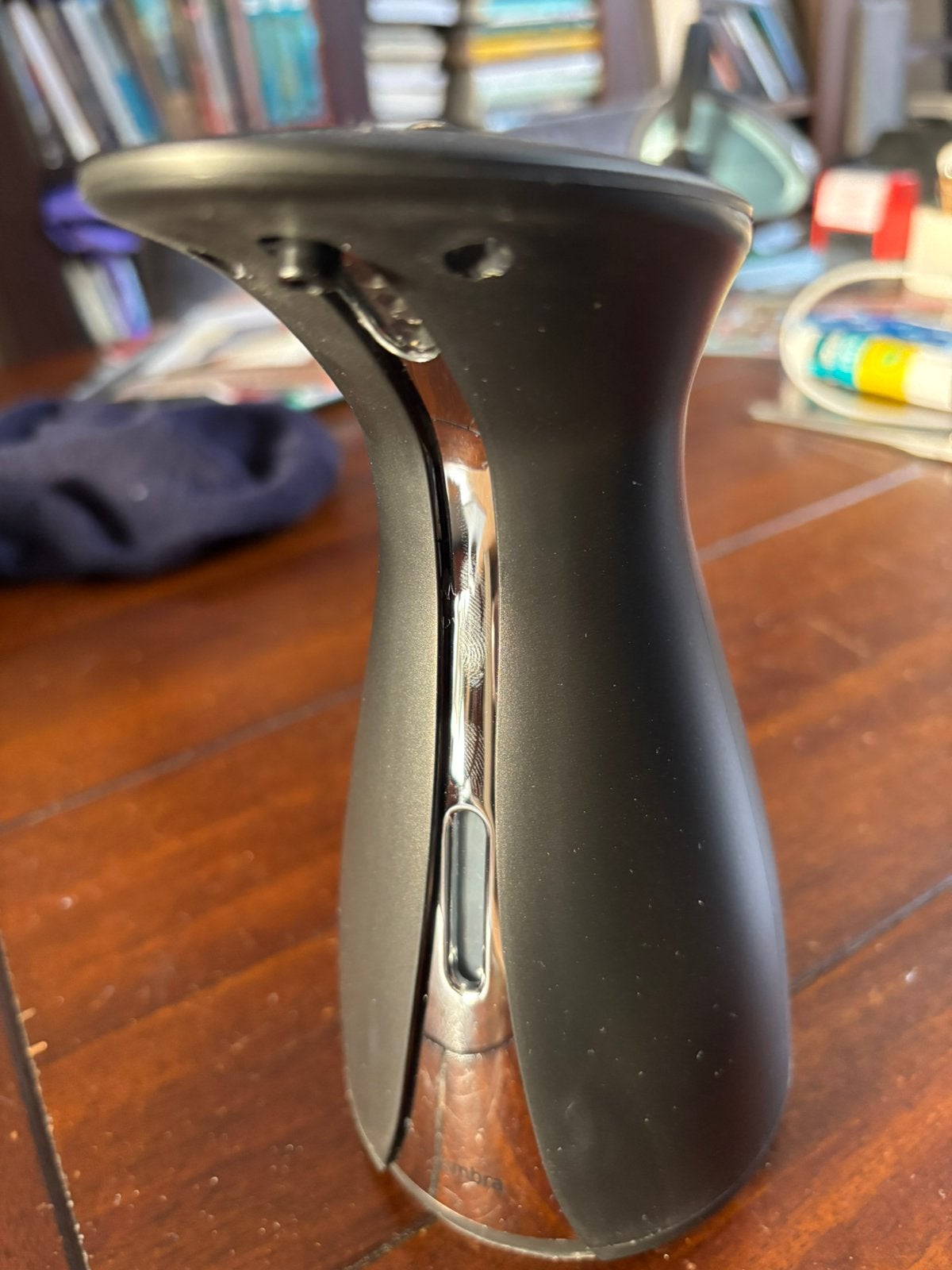 ZEEPPOMPJE UMBRA OTINO AUTOMATISCHE DISPENSER ONGEBRUIKT, Ophalen of Verzenden, Zo goed als nieuw, Zwart, Zeepdispenser/zeepbakje