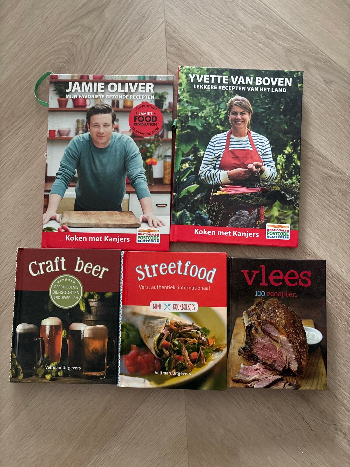 Kookboeken Jamie Oliver, Yvette van Boven, Streetfood, Vlees, Boeken, Hoofdgerechten, Gezond koken, Overige gebieden, Ophalen