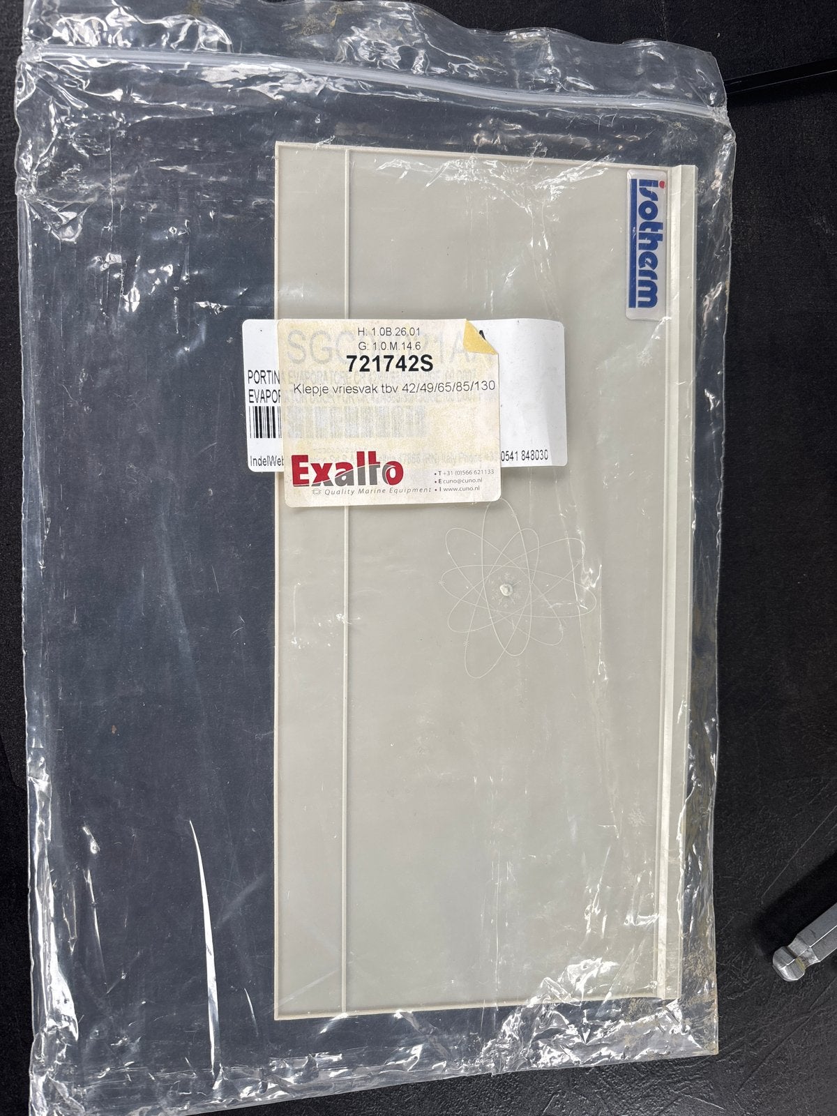 Isotherm Diepvries Klepje tbv 42/49/65/85/130, Witgoed en Apparatuur, Koelkasten en IJskasten, Nieuw, Ophalen of Verzenden, Minder dan 75 liter