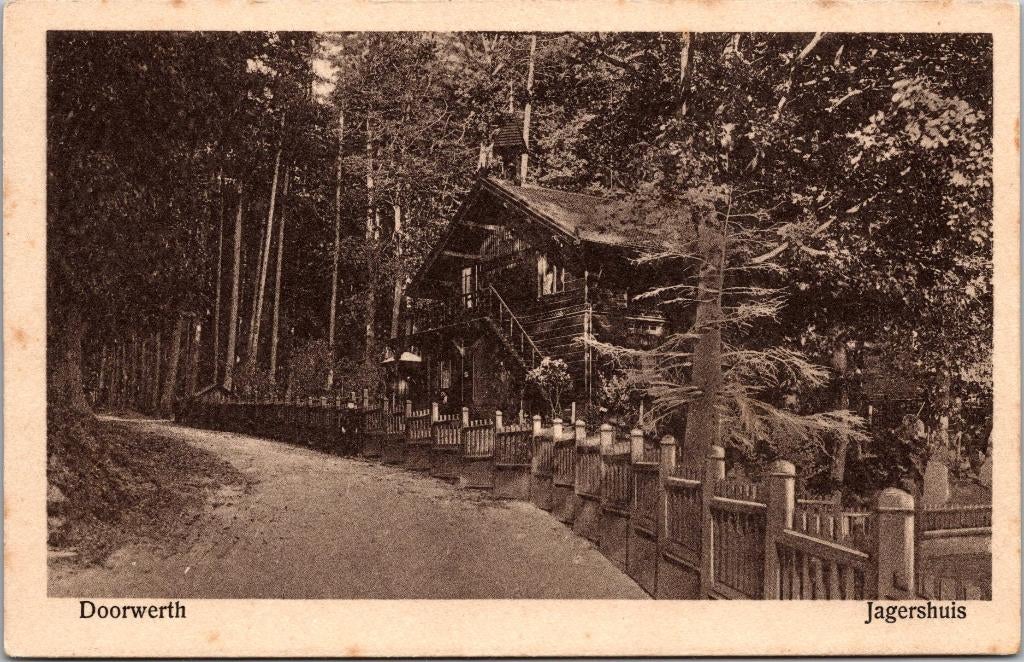 Doorwerth - Jagershuis, Verzenden, 1920 tot 1940, Ongelopen, Gelderland