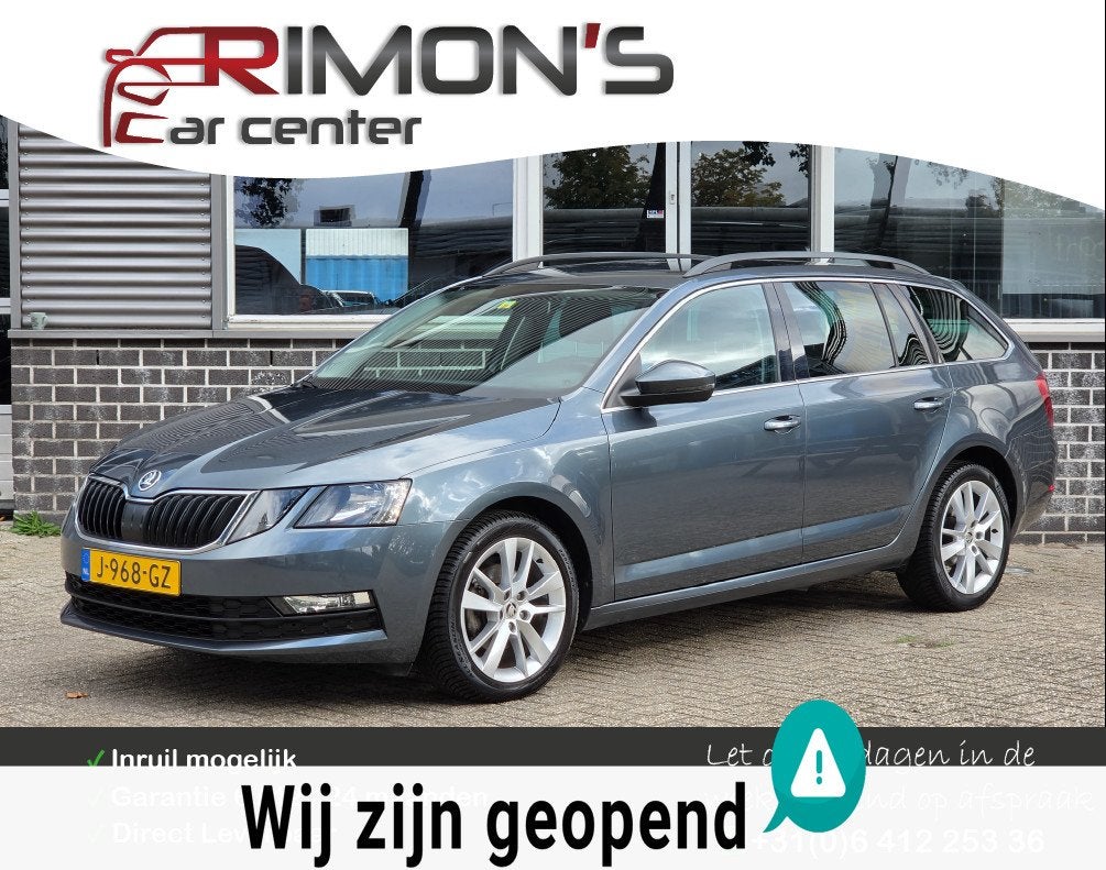 Skoda Octavia Combi 1.5 TSI Automaat Greentech Business Edit, Auto's, Euro 6, 4 cilinders, 150 pk, Leder en Stof