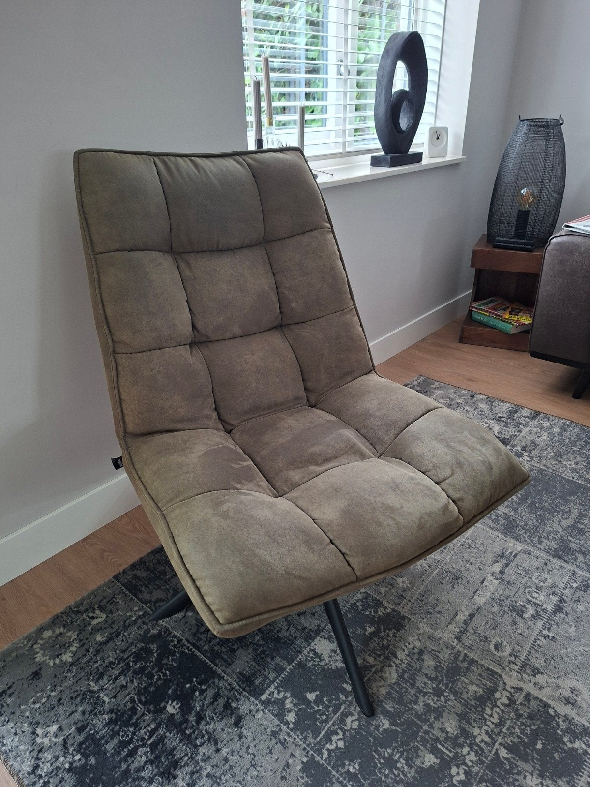 Draaifauteuil Woood, Ophalen, Overige kleuren, Zo goed als nieuw, Stof