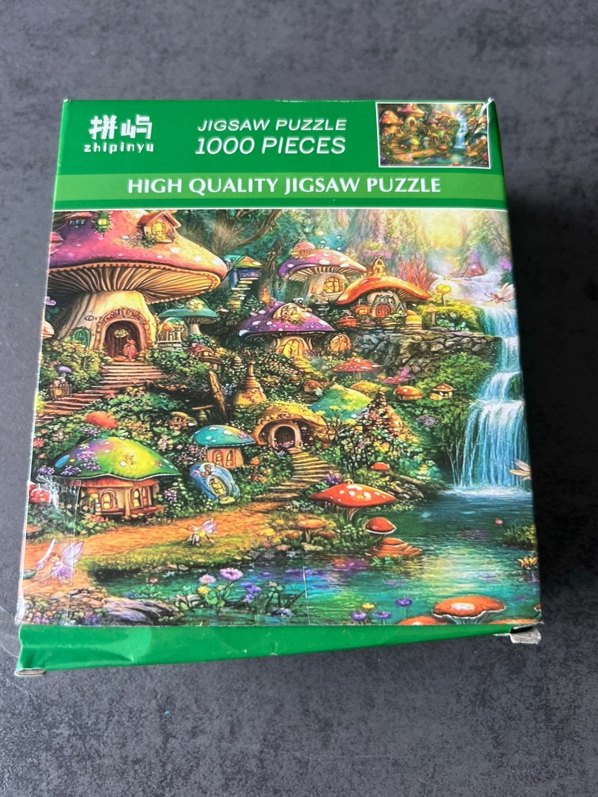 Zhipinyu mini puzzel 1000 stukjes magical forrest, Ophalen of Verzenden, 500 t/m 1500 stukjes, Zo goed als nieuw
