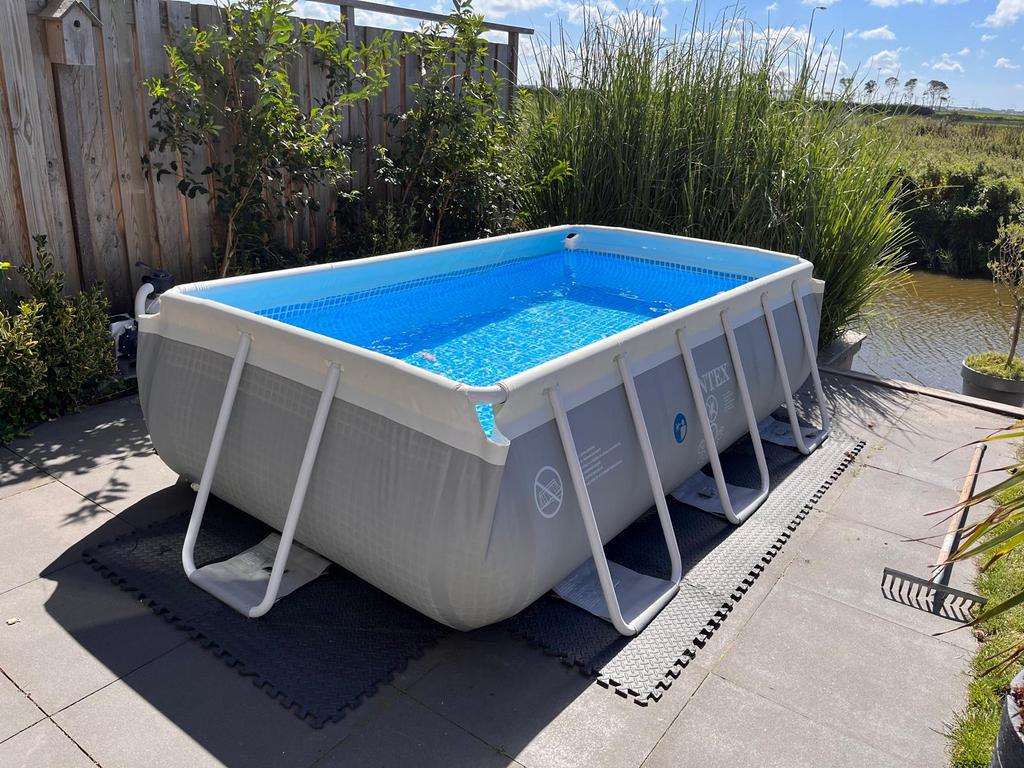 Intex Zwembad met zandfilterpomp, Ophalen, Gebruikt, Minder dan 80 cm, Minder dan 200 cm