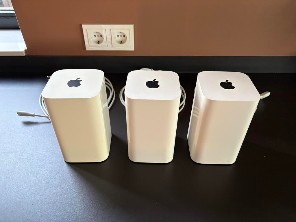 Apple Airport Extreme & 2x Airport Express voor stabiele wif, Ophalen of Verzenden, Gebruikt, Router