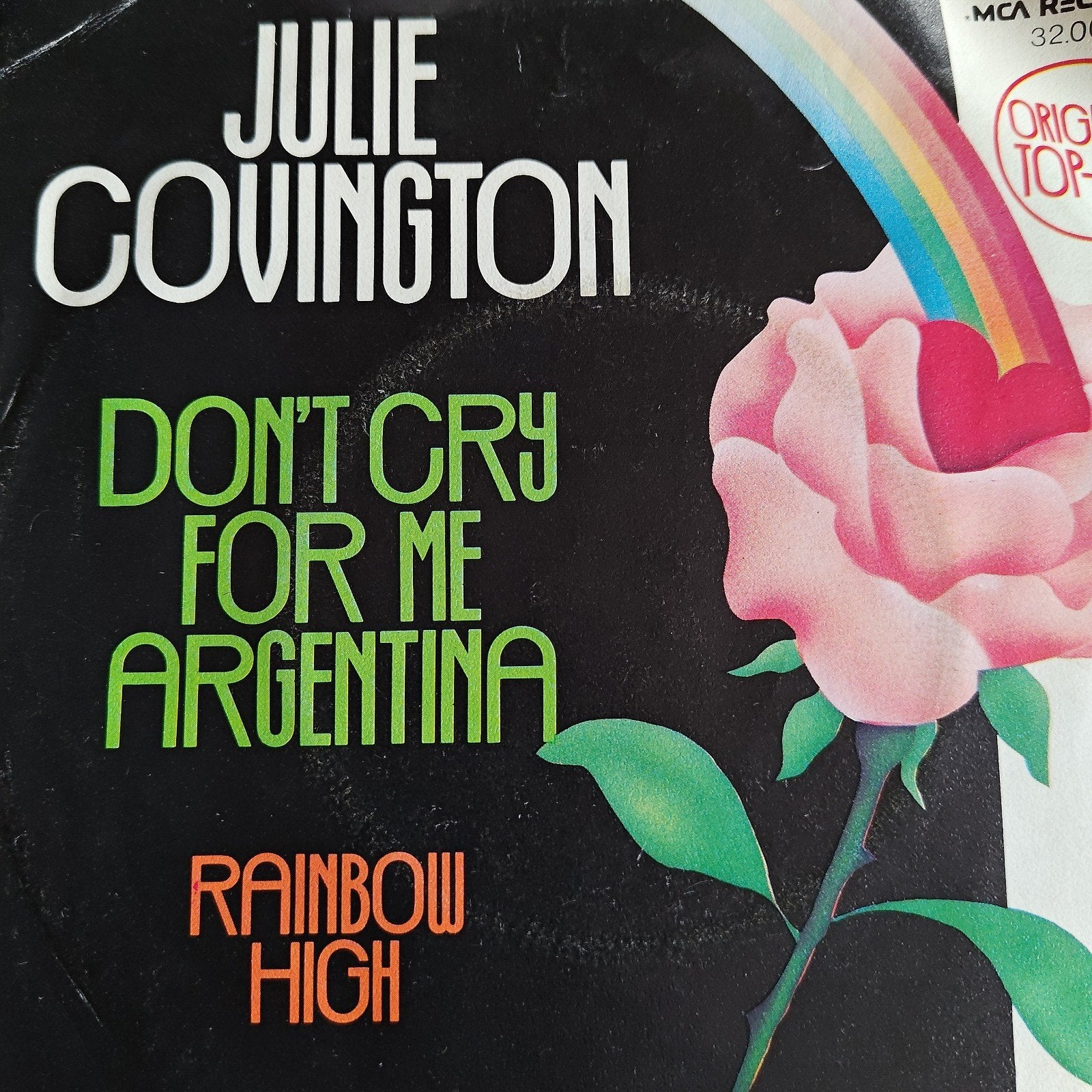 Julie Covington - Don't Cry For Me Argentina (Single), Gebruikt, Originele persing, 7 inch, Single