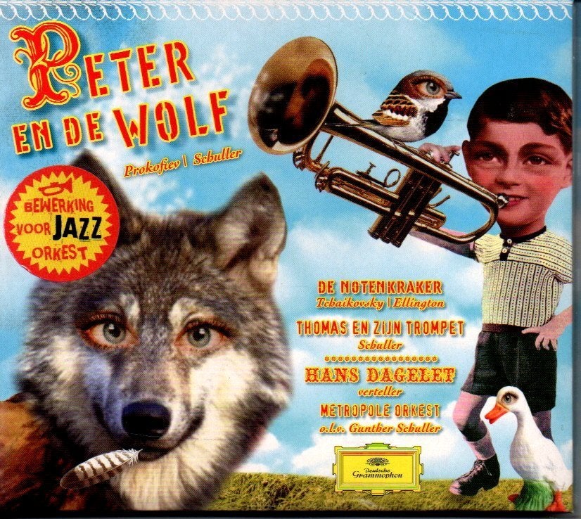 Peter en de Wolf & De Notenkraker Suite - Jazz Bewerking CD, 6 tot 9 jaar, Ophalen of Verzenden, Zo goed als nieuw, Muziek