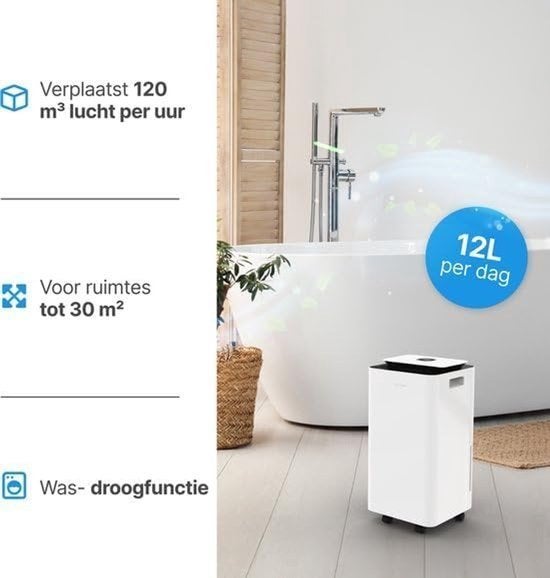 Luchtontvochtiger – Luchtzuiveraar – Vochtvreter, Corvance B.V., Verzenden, Nieuw, Corvancebol@gmail.com