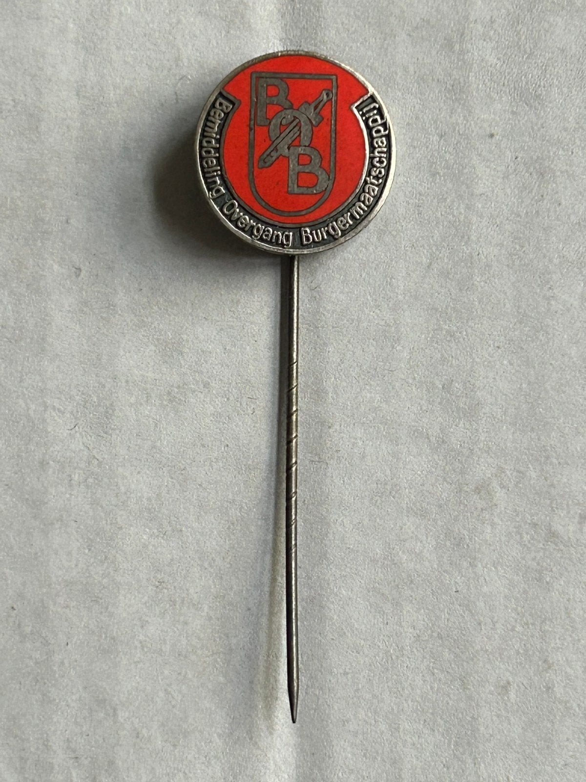 Bureau Bemiddeling Overgang Burgermaatschappij (BOB), Ophalen of Verzenden, Overige onderwerpen, Speldje of Pin