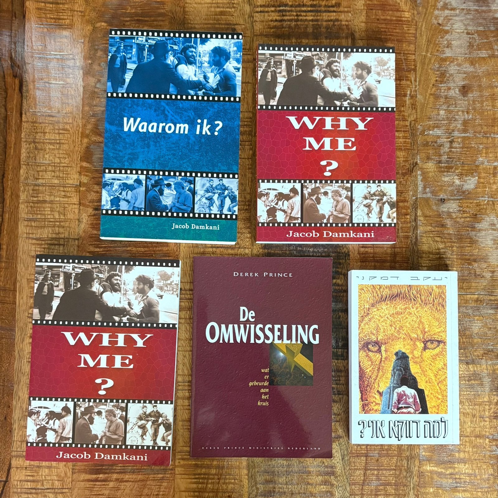 Jacob Damkani 4 boeken NL/EN/Hebreeuws + Derek Prince, Ophalen of Verzenden, Zo goed als nieuw