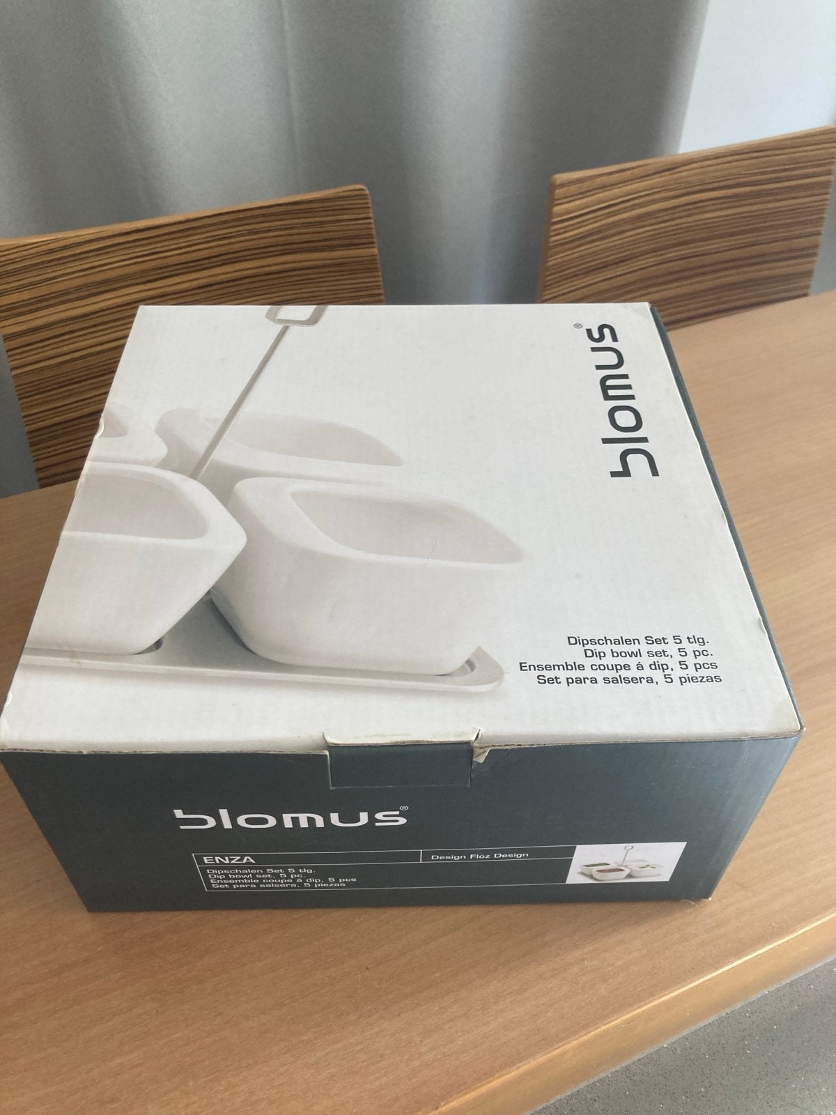 Blomus Enza Dipschalen Set 5-delig - in originele doos, Ophalen, Overige merken, Keramiek, Nieuw