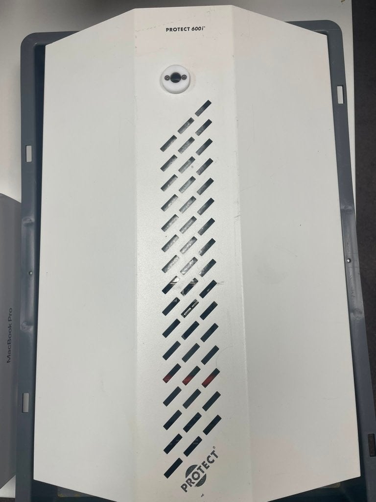 Mistkanon PROTECT 600i, Inclusief gevulde vloeistofcontainer, Installatie alarmsystemen
