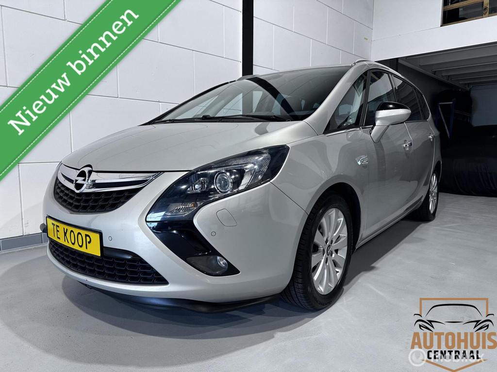 Opel Zafira Tourer 1.4 Cosmo*5P*Airco*Navi, Auto's, Opel, Euro 5, Gebruikt, Zwart, 4 cilinders