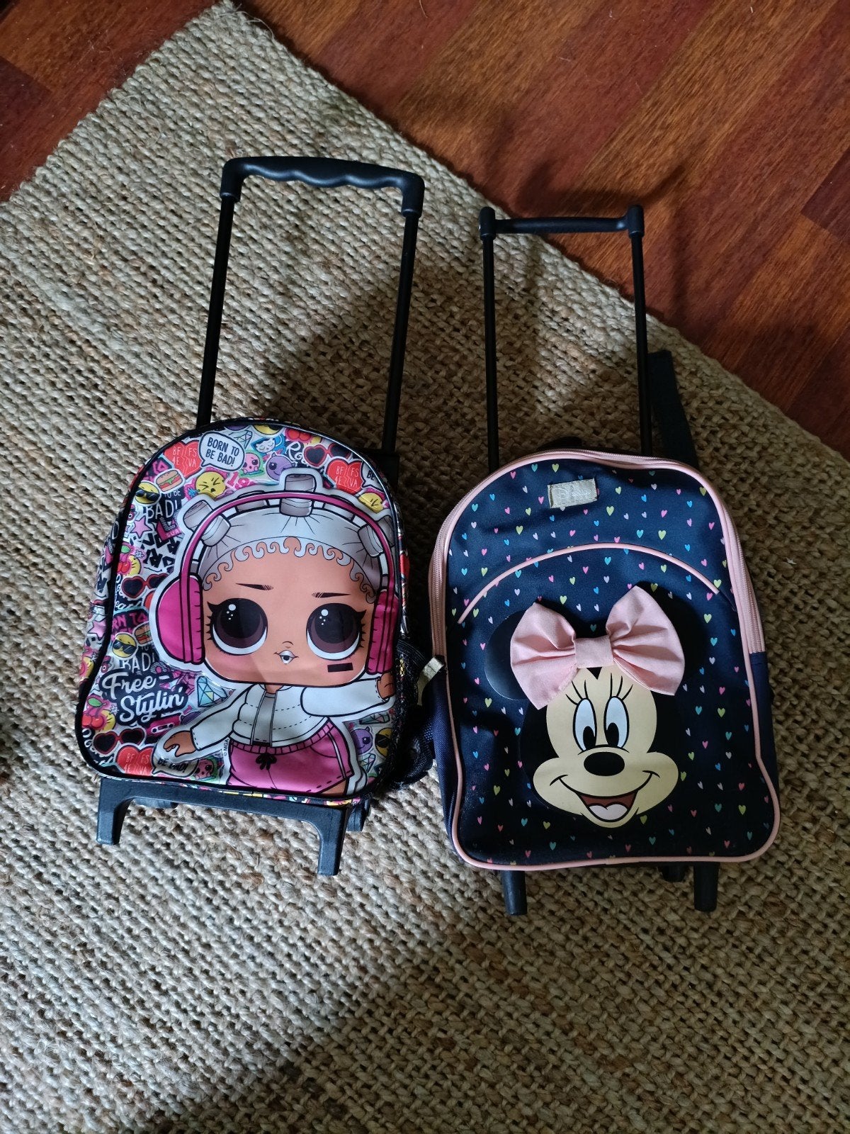 Leuke schoolrugzak trolley LOL Surprise & Minnie Mouse, Overige kleuren, 40 tot 50 cm, Gebruikt, 30 tot 40 cm