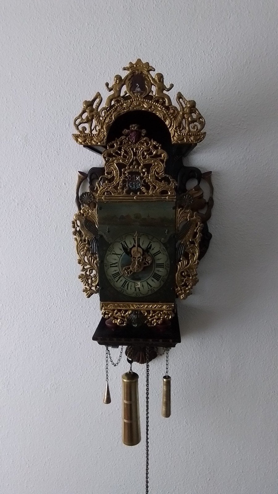 GROTE STOELTJES KLOK, Antiek en Kunst, Ophalen