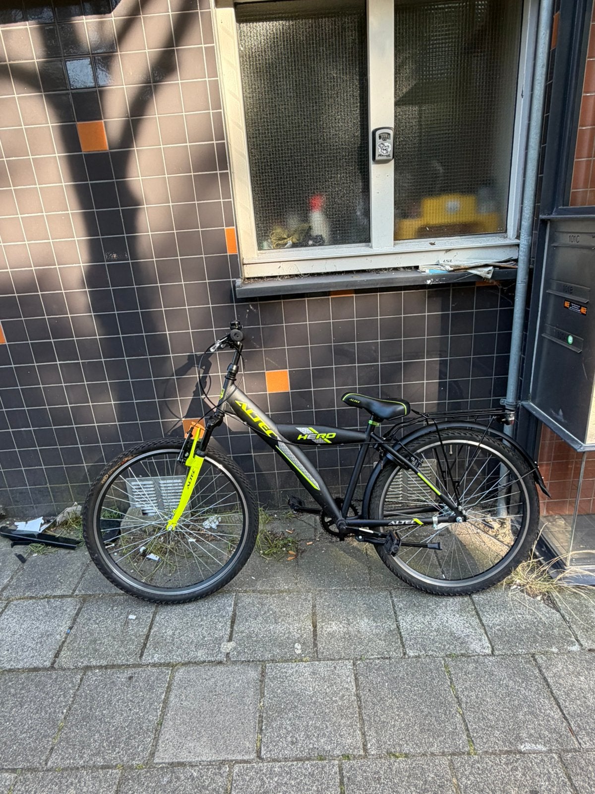 mountainbike, Ophalen, Staal, Zo goed als nieuw, Terugtraprem