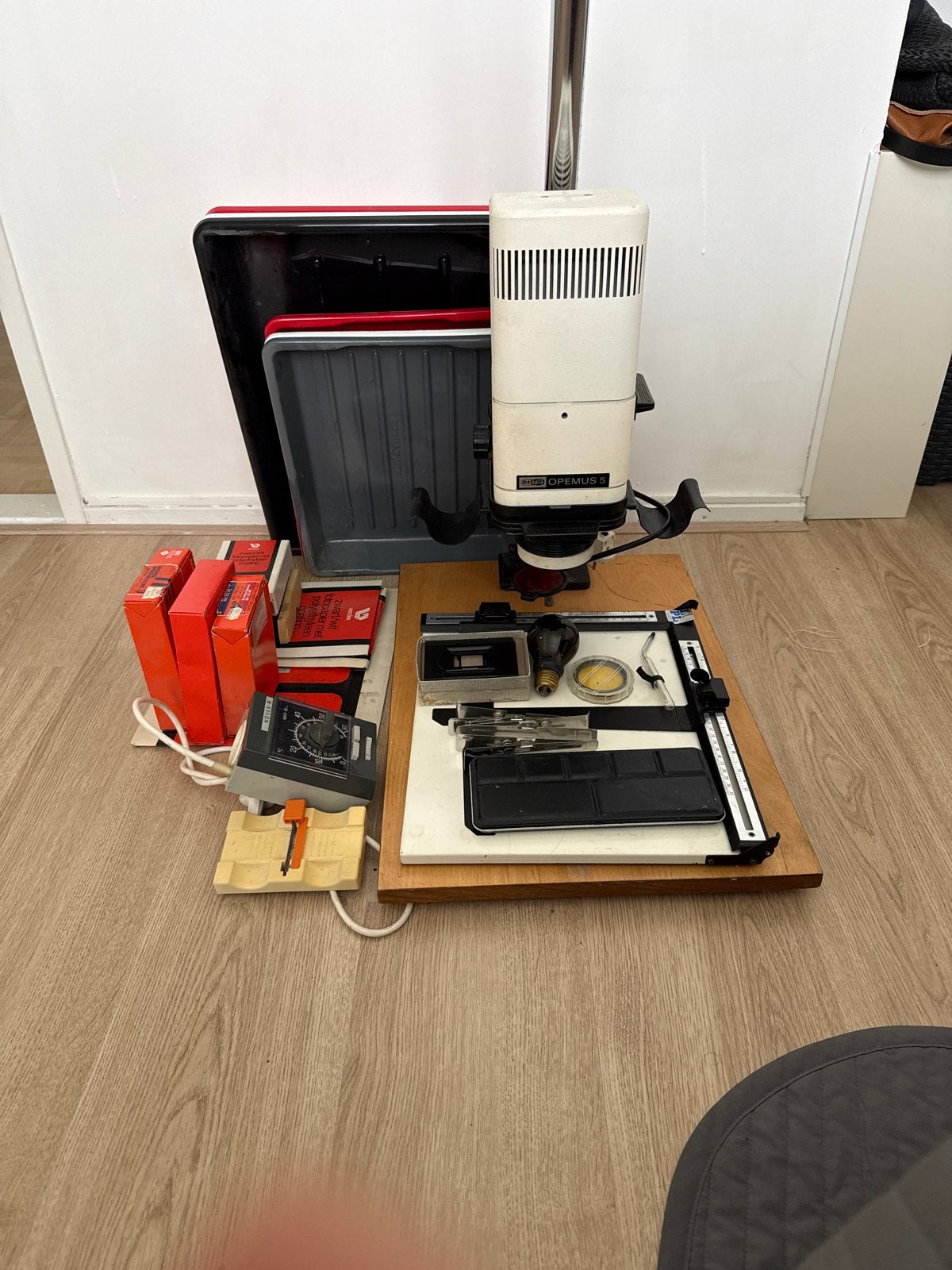 Complete Doka Set met Vergroter en Accessoires, Ophalen of Verzenden, Gebruikt, Complete dokaset