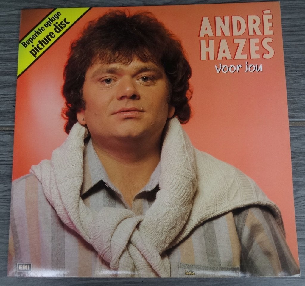speciale   PICTURE DISC  elpee    ANDRE HAZES, Cd's en Dvd's, LP, Ophalen of Verzenden, Zo goed als nieuw, Levenslied of Smartlap