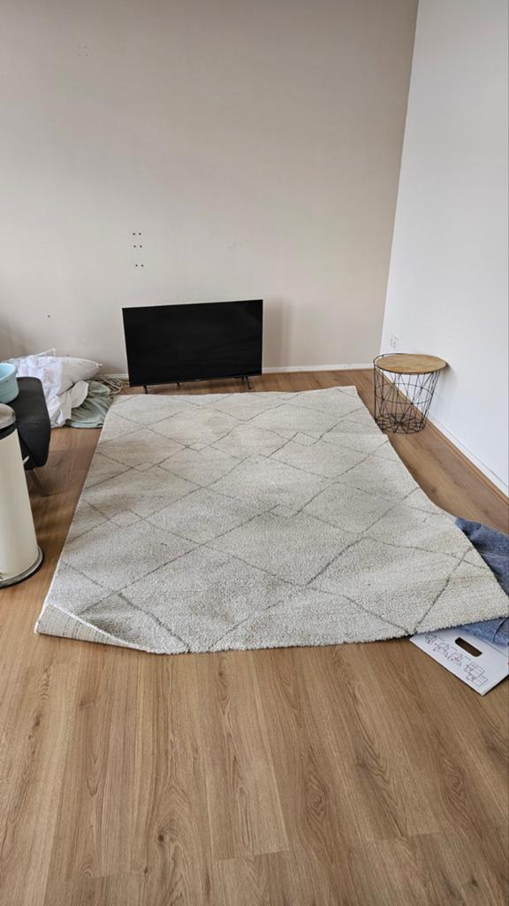IKEA TVERSTED Vloerkleed - 170x240 cm -, Modern, Scandinavisch, Grijs, 150 tot 200 cm, 200 cm of meer