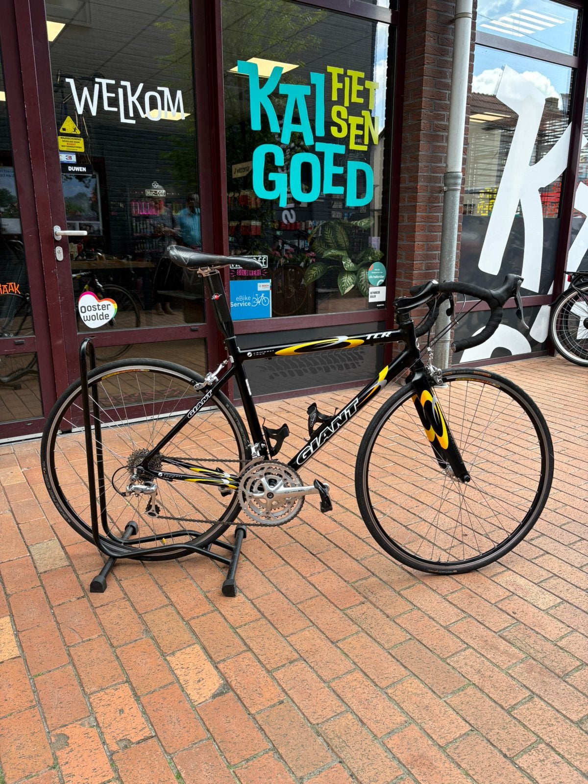 Giant TCR racefiets maat M, Fietsen en Brommers, Fietsen | Racefietsen, Ophalen, 28 inch, Velgrem, Aluminium