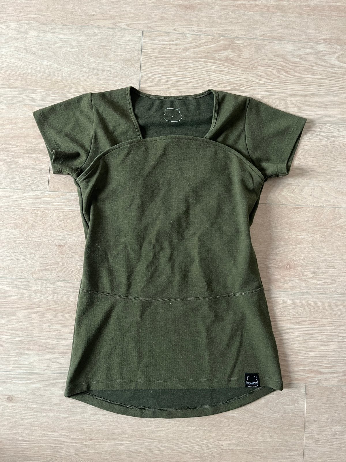 Womboo buidelshirt groen maat L, Overige merken, Overige typen, Ophalen of Verzenden, Zo goed als nieuw