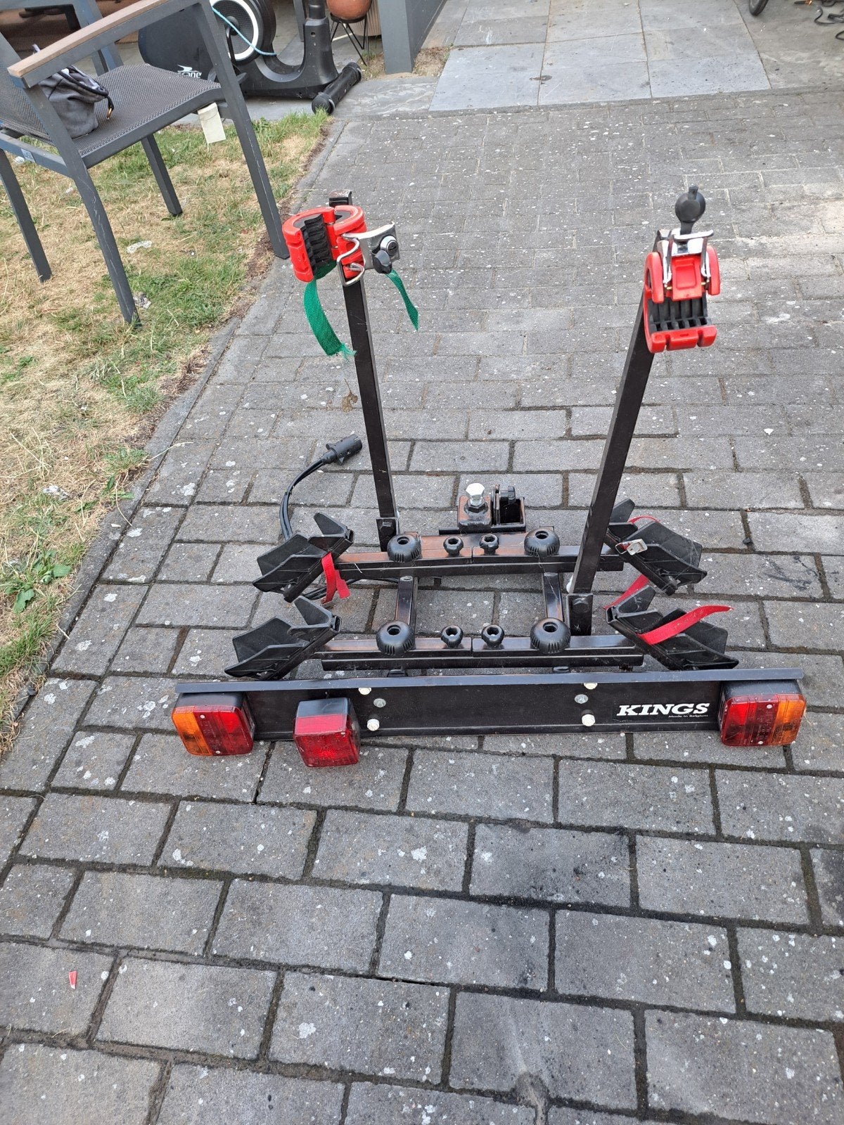 KINGS Trekhaak Fietsendrager voor 2 fietsen, Ophalen, 2 fietsen, Gebruikt, Trekhaakdrager