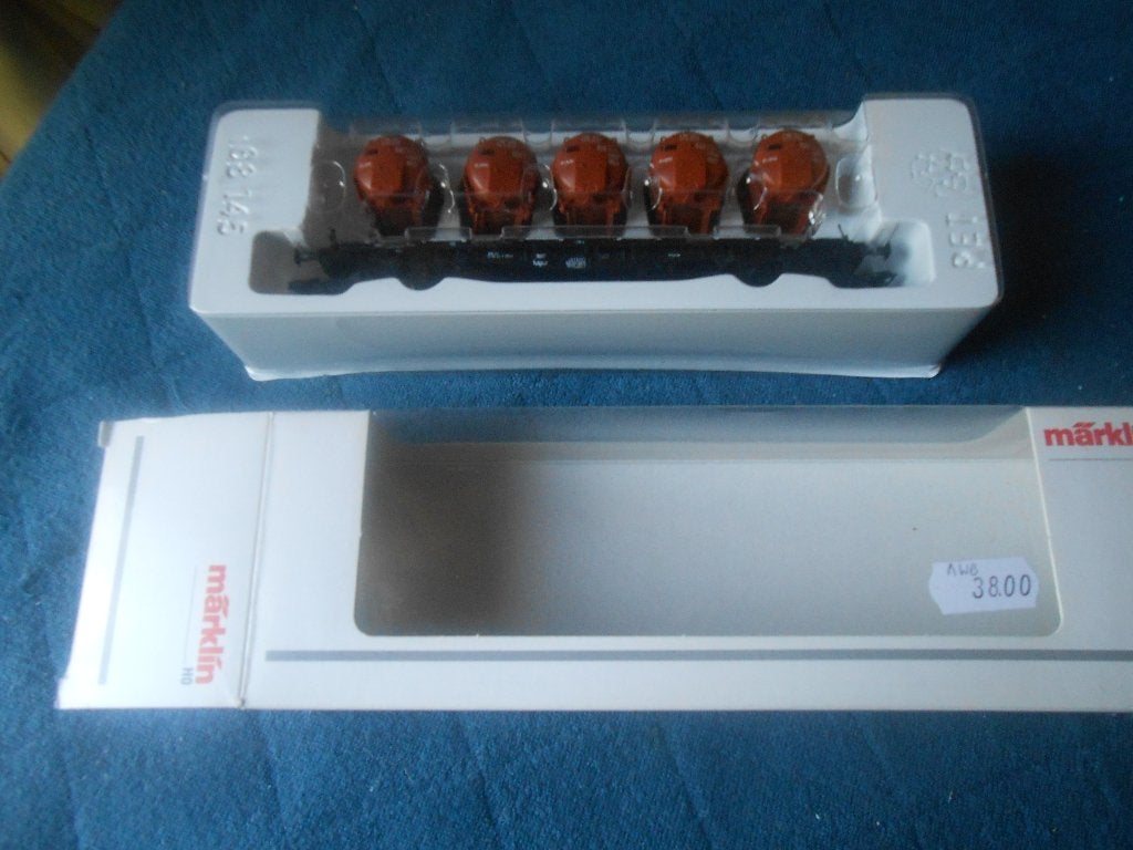 Märklin 47673 Zwitserland SBB containerwagon met 5, Wisselstroom, Ophalen of Verzenden, Märklin, Nieuw