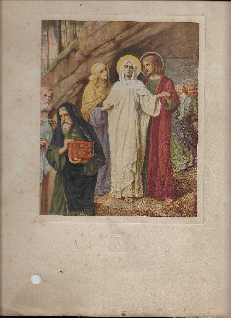 Afbeelding Retour du sépulcre /Terugkeer van het graf Jansse, 18 cm, Religie, Ophalen of Verzenden, Blanco verso