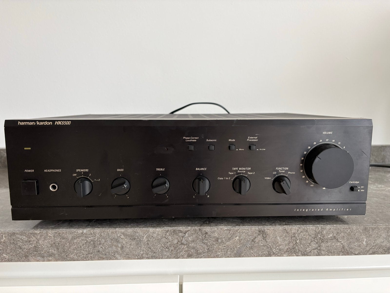 Harman Kardon HK6500 Geïntegreerde Versterker, Overige merken, Gebruikt, Ophalen of Verzenden, 60 tot 120 watt