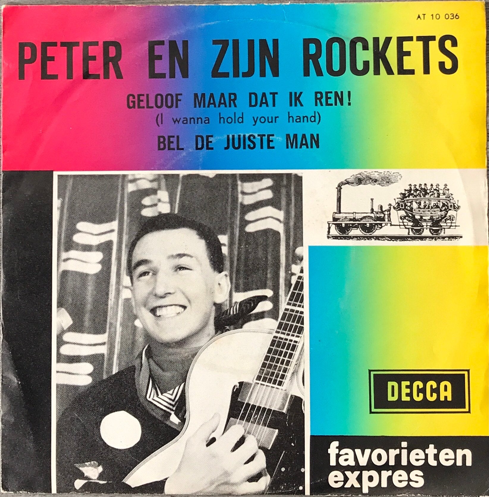 PETER en zijn Rockets - Geloof maar dat ik ren! (Beatles), Cd's en Dvd's, Verzenden, 7 inch