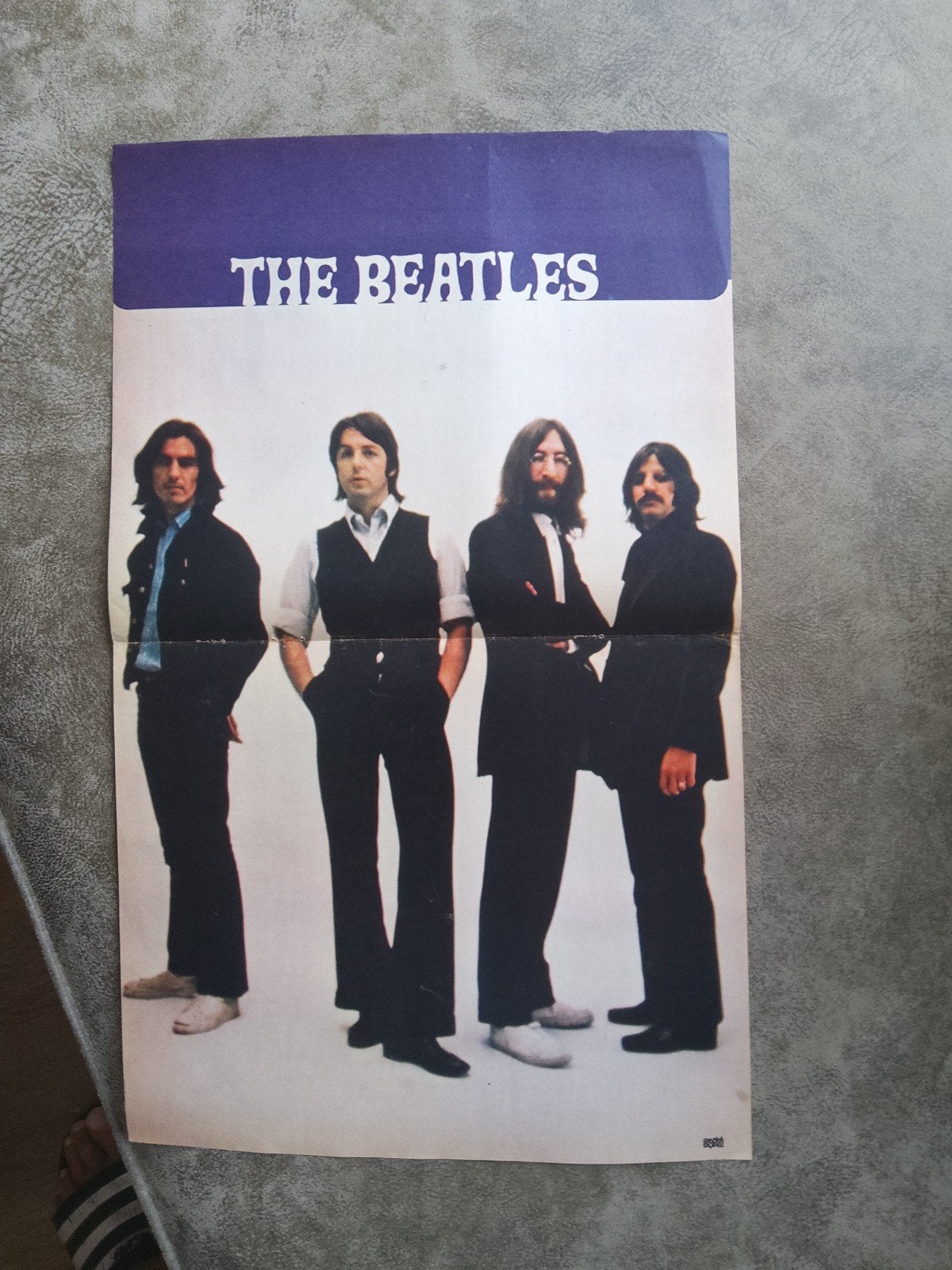 The Beatles:  Poster muziek expres 1969, Ophalen of Verzenden, Gebruikt, Muziek