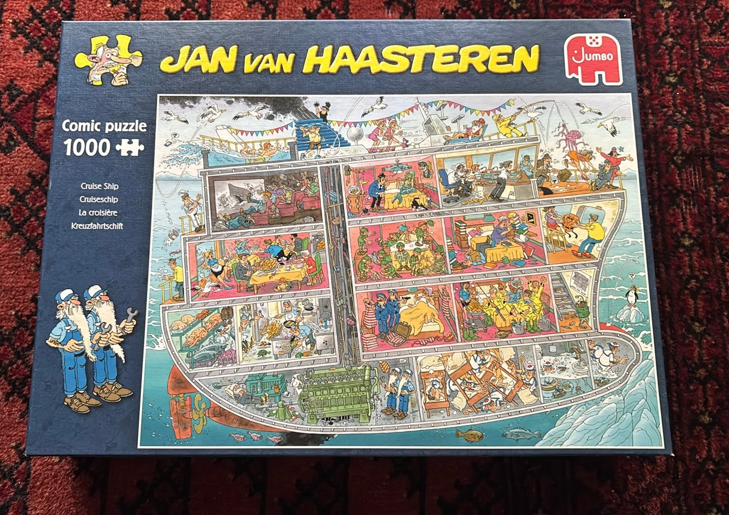 J v H puzzel 1000 stukjes. Compleet.cruiseschip., Ophalen, 500 t/m 1500 stukjes, Zo goed als nieuw