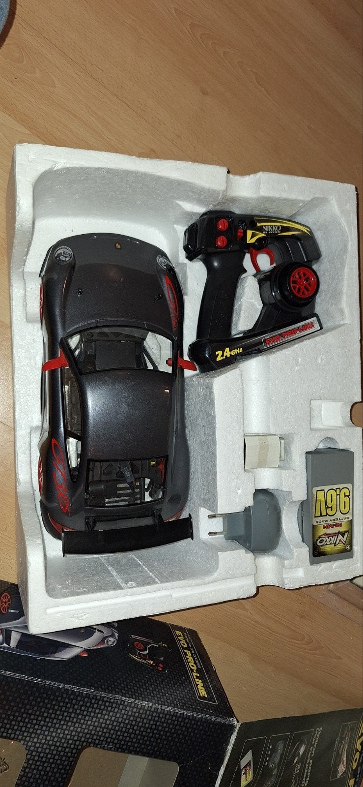 Nikko Porsche 911 GT3 EVO Pro-Line RC Auto, Zo goed als nieuw, Schaal 1:10, Auto onroad, RTR (Ready to Run)