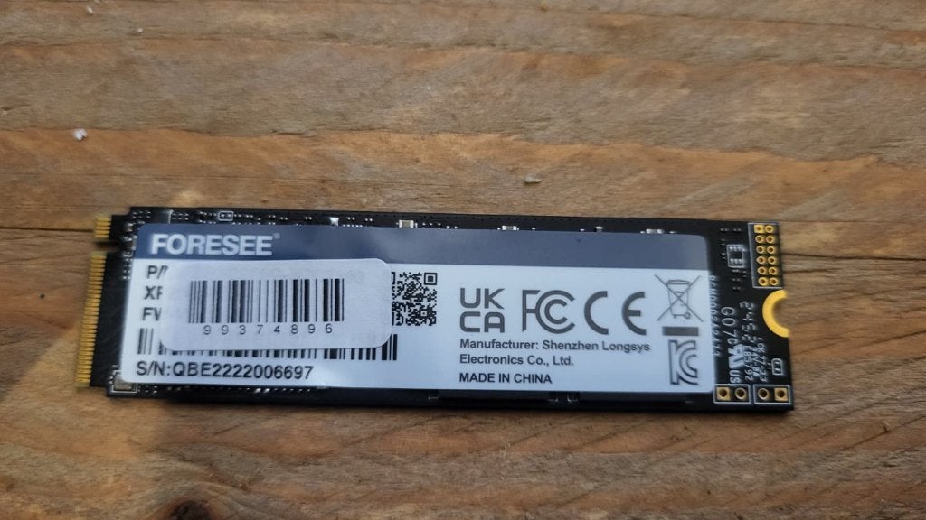 SSD NVME M2 256 GB, Computers en Software, Harde schijven, Intern, SSD, FORESEE, 256 GB