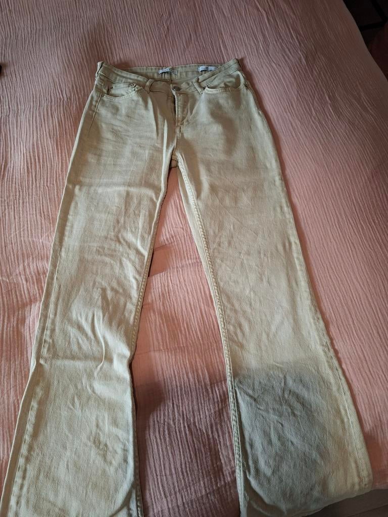 Costes beige flair broek, Maat 38/40 (M), Beige, Ophalen of Verzenden, Costes